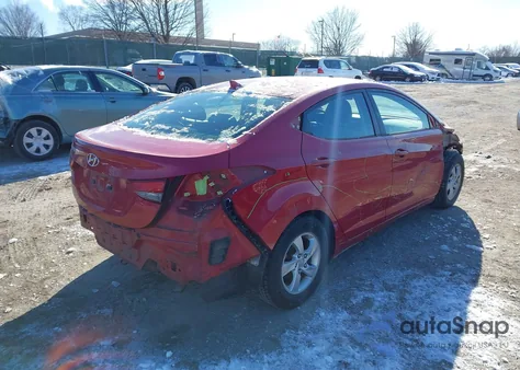 2015 Hyundai Elantra Se z USA, uszkodzony, nr VIN KMHDH4AE6FU248407